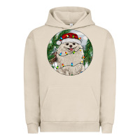 Pigment French Oak Pomeranian And Farm Urban Hoodie - RanaPortraitStore