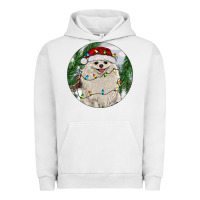 Pigment Lunar Rock Pomeranian And Farm Urban Hoodie - RanaPortraitStore