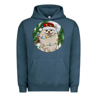 Pigment Midnight Navy Pomeranian And Farm Urban Hoodie - RanaPortraitStore