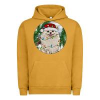 Pigment Peanut Butter Pomeranian And Farm Urban Hoodie - RanaPortraitStore