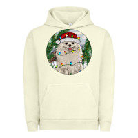 Pigment Pistachio Pomeranian And Farm Urban Hoodie - RanaPortraitStore