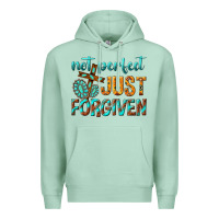 Seafoam not perfect just forgiven Premium Hoodie - texasbilliewilder