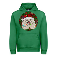 Emerald Christmas pomeranian Urban Hoodie - RanaPortraitStore