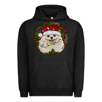 Pigment Black Christmas pomeranian Urban Hoodie - RanaPortraitStore