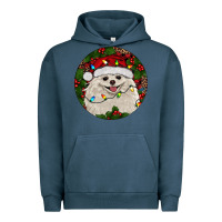 Pigment Midnight Navy Christmas pomeranian Urban Hoodie - RanaPortraitStore