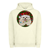 Pigment Pistachio Christmas pomeranian Urban Hoodie - RanaPortraitStore