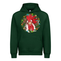 Forest Green Roaster Christmas Urban Hoodie - RanaPortraitStore