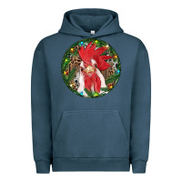 Pigment Midnight Navy Roaster Christmas Urban Hoodie - RanaPortraitStore
