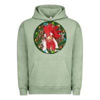 Pigment Oil Green Roaster Christmas Urban Hoodie - RanaPortraitStore
