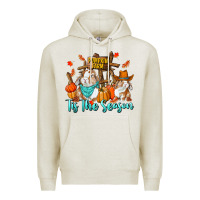 Oatmeal Heather Tis The Season Premium Hoodie - RanaPortraitStore