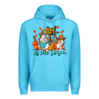 Ocean Blue Tis The Season Premium Hoodie - RanaPortraitStore