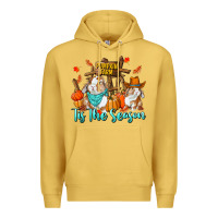 Antique Gold Tis The Season Premium Hoodie - RanaPortraitStore