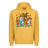 Mustard Tis The Season Premium Hoodie - RanaPortraitStore