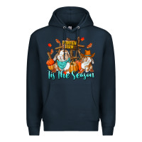 Navy Tis The Season Premium Hoodie - RanaPortraitStore