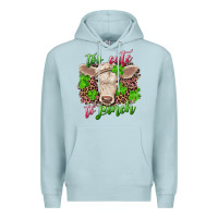 Blue Mist Too cute to pinch charolais calf Premium Hoodie - RanaPortraitStore