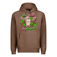 Chestnut Too cute to pinch charolais calf Premium Hoodie - RanaPortraitStore