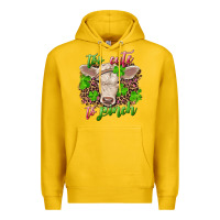 Lemon Too cute to pinch charolais calf Premium Hoodie - RanaPortraitStore