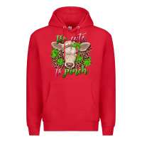 Red Too cute to pinch charolais calf Premium Hoodie - RanaPortraitStore
