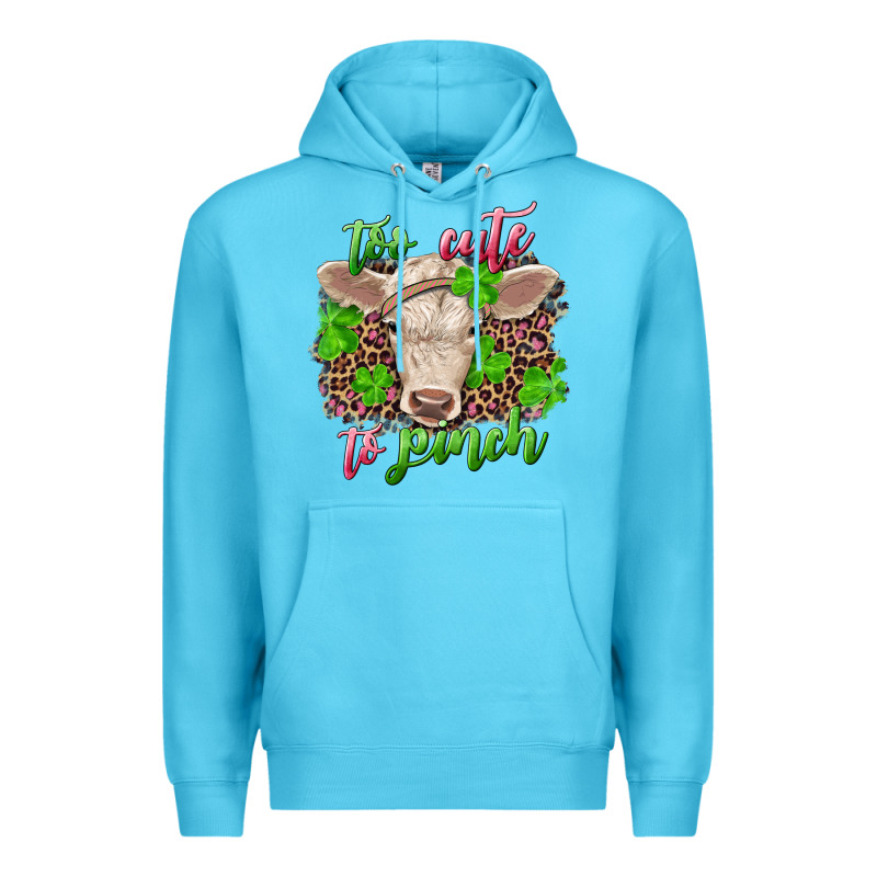 Too Cute To Pinch Charolais Calf Premium Hoodie by RanaPortraitStore | Teevron