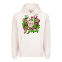 Pale Pink Too cute to pinch charolais calf Premium Hoodie - RanaPortraitStore