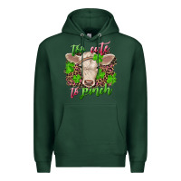 Sports Green Too cute to pinch charolais calf Premium Hoodie - RanaPortraitStore