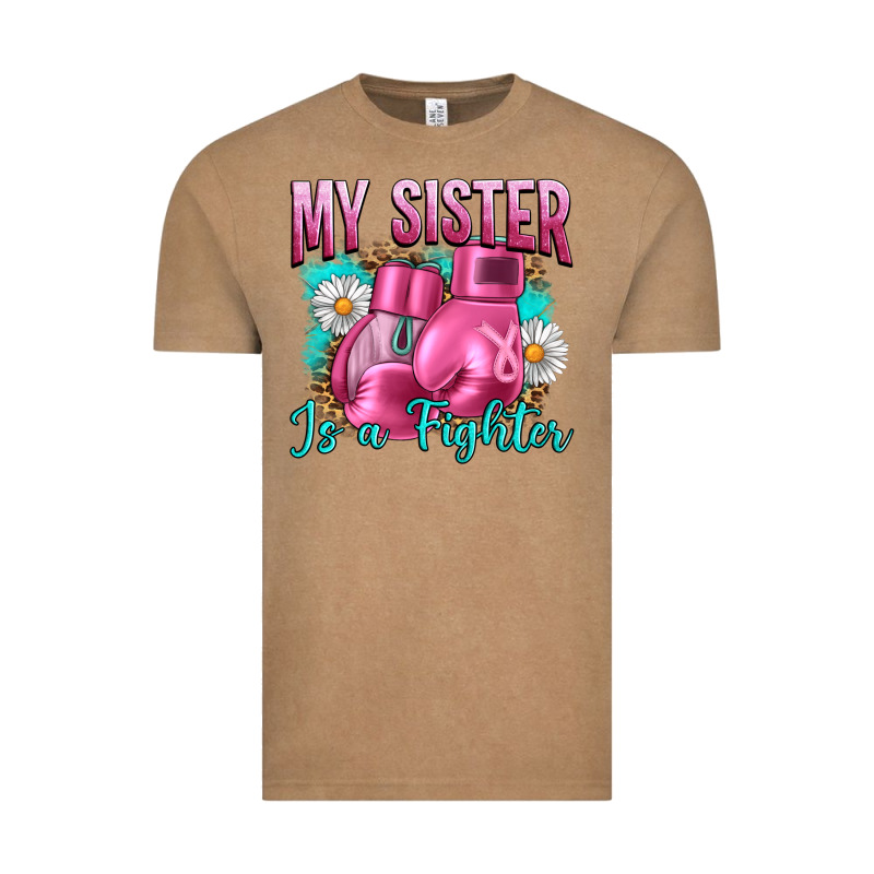 Breast Cancer My Sister Is A Fighter Vintage Tee by Artiststas | Teevron