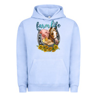 Pigment Grape Ice chicken pig horse farm life Urban Hoodie - texasbilliewilder