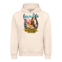 Sandshell chicken pig horse farm life Urban Hoodie - texasbilliewilder