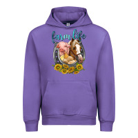 Tulip chicken pig horse farm life Urban Hoodie - texasbilliewilder