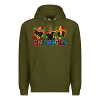 Army Green gnomigos Premium Hoodie - Zillion Design Studio