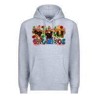 Heather Grey gnomigos Premium Hoodie - Zillion Design Studio