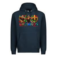 Navy gnomigos Premium Hoodie - Zillion Design Studio