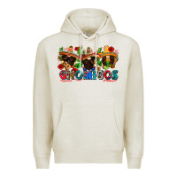 Oatmeal Heather gnomigos Premium Hoodie - Zillion Design Studio