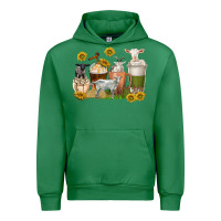 Emerald coffee cups goats Urban Hoodie - texasbilliewilder