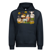 Navy coffee cups goats Urban Hoodie - texasbilliewilder