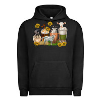 Pigment Black coffee cups goats Urban Hoodie - texasbilliewilder
