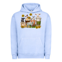 Pigment Grape Ice coffee cups goats Urban Hoodie - texasbilliewilder