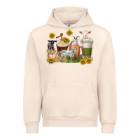 Sandshell coffee cups goats Urban Hoodie - texasbilliewilder
