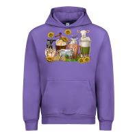 Tulip coffee cups goats Urban Hoodie - texasbilliewilder