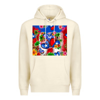 Sandshell puerto rico hearts Premium Hoodie - Zillion Design Studio