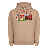 Pigment Burro coffee cups lady bug with daisies Urban Hoodie - texasbilliewilder