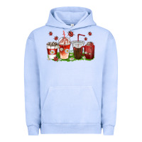 Pigment Grape Ice coffee cups lady bug with daisies Urban Hoodie - texasbilliewilder