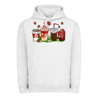 Pigment Lunar Rock coffee cups lady bug with daisies Urban Hoodie - texasbilliewilder