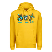Lemon peace love faith Premium Hoodie - texasbilliewilder