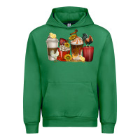 Emerald coffee cups rooster Urban Hoodie - texasbilliewilder