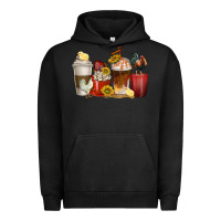 Pigment Black coffee cups rooster Urban Hoodie - texasbilliewilder