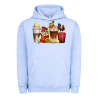 Pigment Grape Ice coffee cups rooster Urban Hoodie - texasbilliewilder