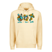 Pina Colada peace love faith Premium Hoodie - texasbilliewilder