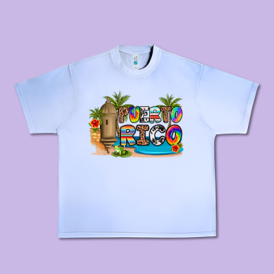 Puerto Rico Urban Heavy Tee Designed By Artiststas