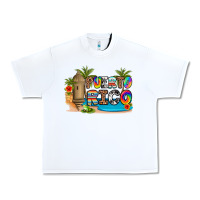 White puerto rico Urban Heavy Tee - Artiststas